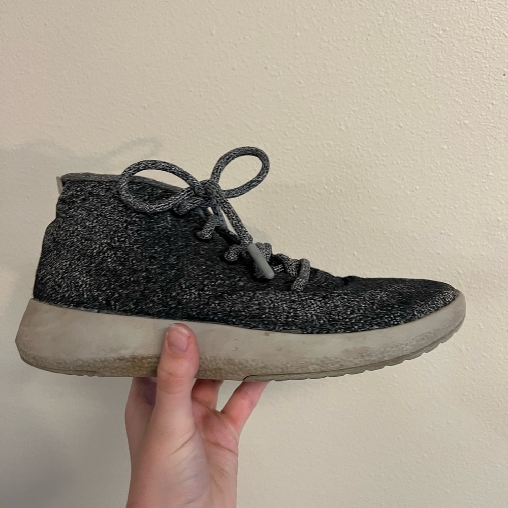 Allbirds Women's Wool Runner-up Mizzles in Natural Grey 8 - Picture 6 of 14